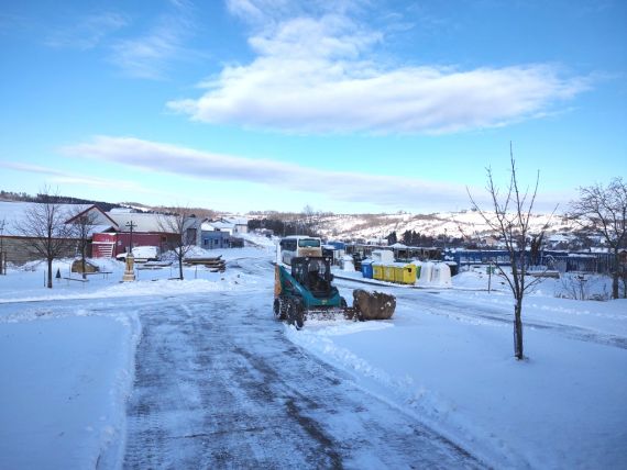 Úklid sněhu ve Zlínském kraji